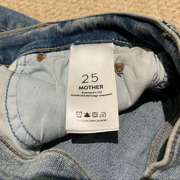 MOTHER High Waisted Rascal Ankle Fray Jeans - Picture 5 of 15